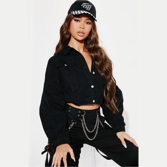 Fashion Nova ✦ Trucker Hat ✦ Black/White Snapback w/ Graphic Embroidery OS NWT - Picture 5 of 8